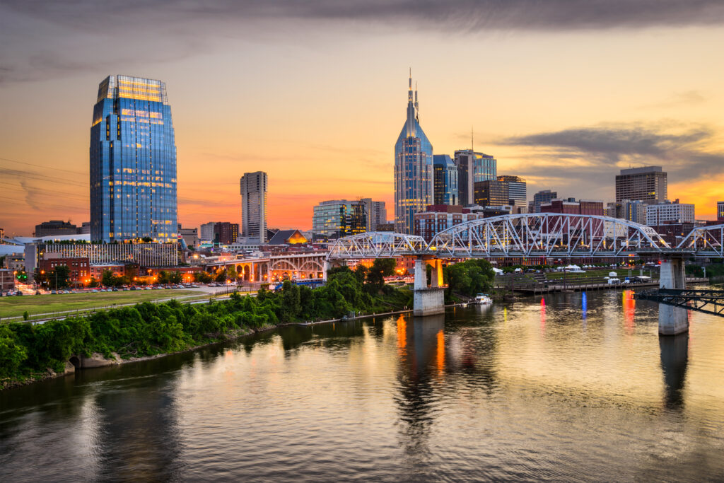 Nashville, Tennessee Skyline